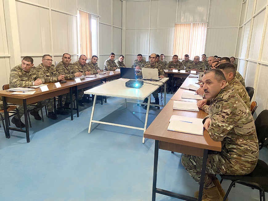 Command-Staff Exercises held in Azerbaijani Army formation